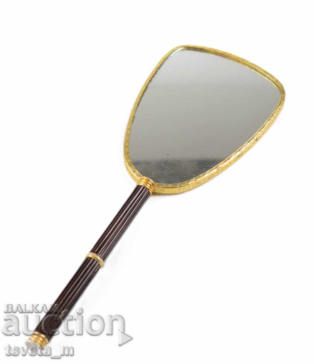 Accesoriu oglindă de toaletă vintage, lucrat manual