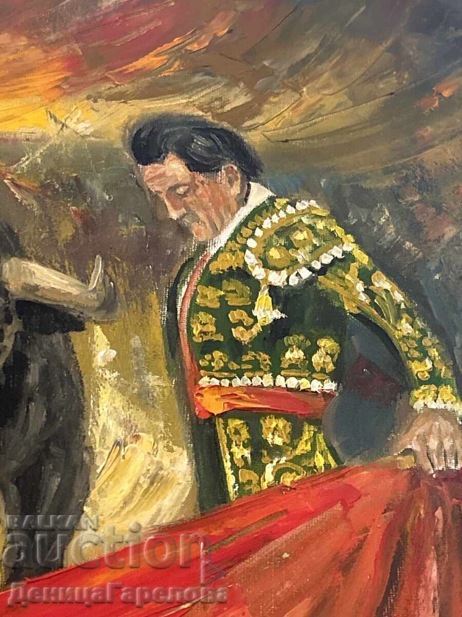 Delivery of Denitsa Garelova Painting 50/40 "Corrida"