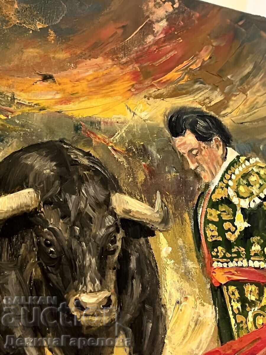 Denitsa Garelova Painting 50/40 "Corrida" - 5