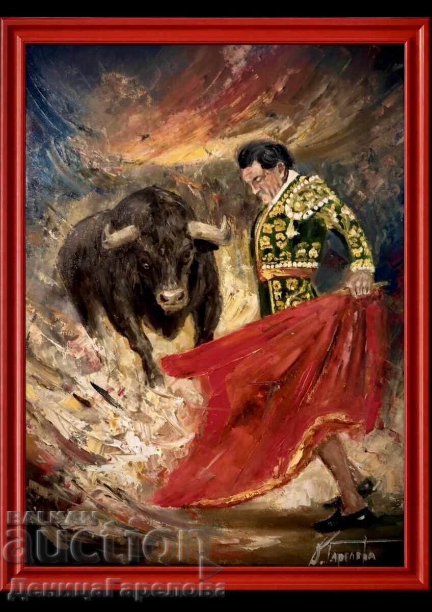 Denitsa Garelova Painting 50/40 "Corrida" - 7