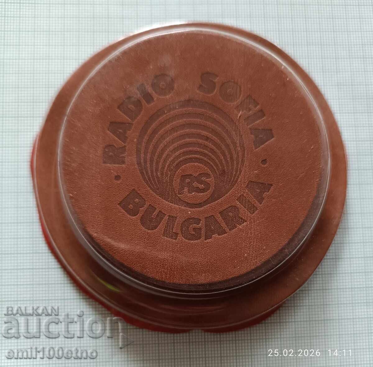 Radio Sofia - Suporturi de pahare din piele naturală