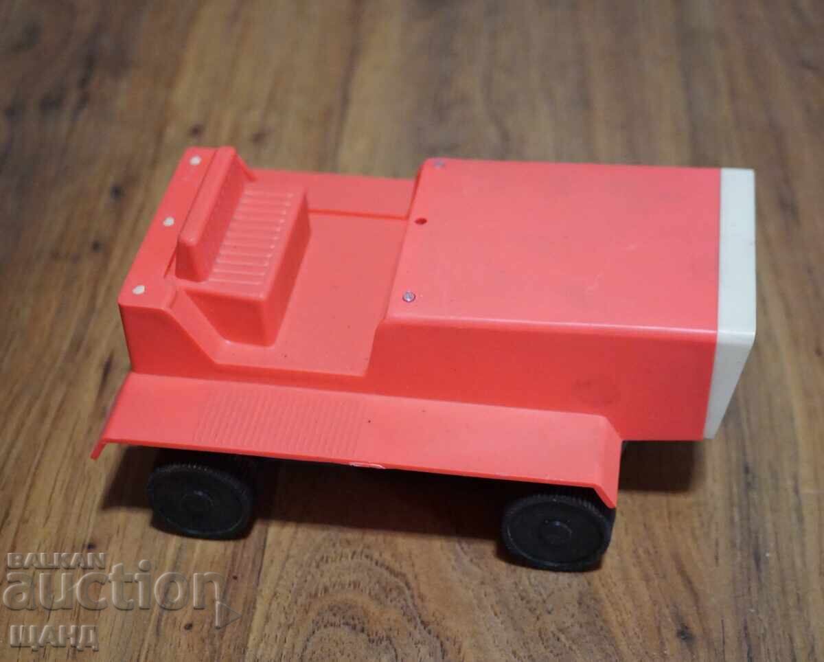 Livrarea NORMA vechi Jucărie de plastic RUSĂ tractor cu cutie