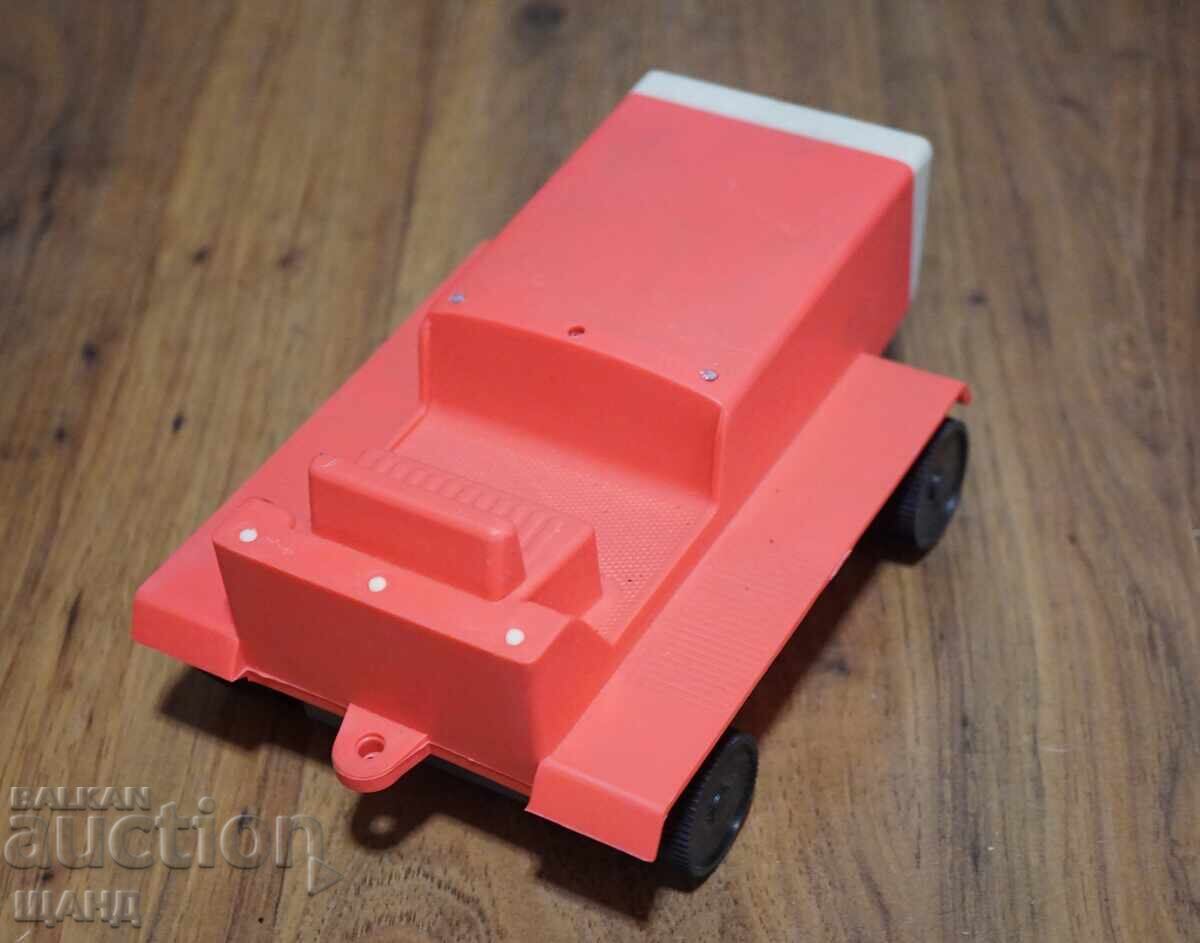 NORMA vechi Jucărie de plastic RUSĂ tractor cu cutie - 5