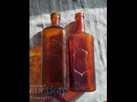 Стари стъклени бутилки шишета