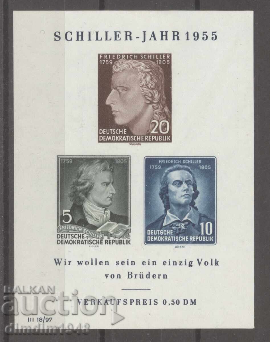 Germany/GDR/ 1955 - Block of 12, mint, no hinge