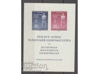 Germania/RDG/ 1955 - Bloc 11 curat, fără lipici