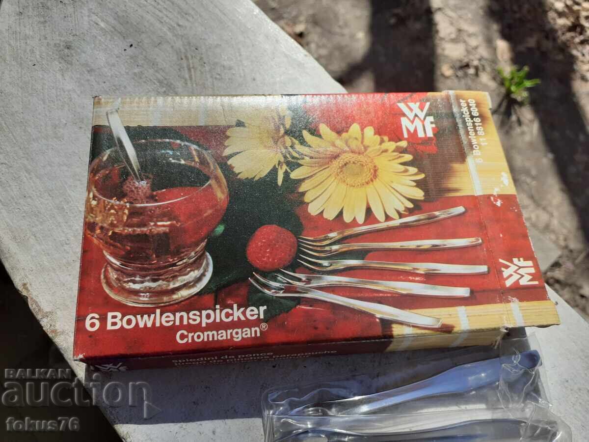 WMF - Νέα πιρούνια για γλυκά με αυθεντικό κουτί με τιμή € 19.00 | 37.16 BGN