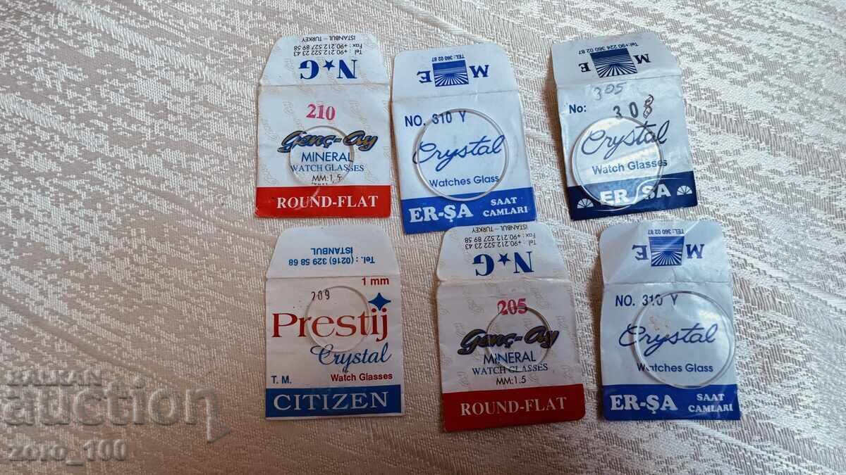 Ανταλλακτικά για ρολόγια, επίπεδα τζάμια 310y