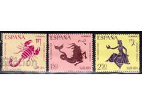Sahara Spaniolă 1968 - Filantropică "Pentru tineret" - seria Zodii, MNH
