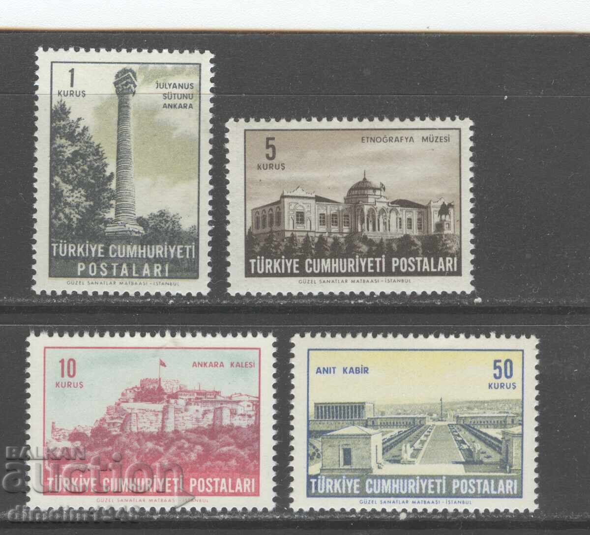 Turkey 1963 - Mi1854/57 series, clean