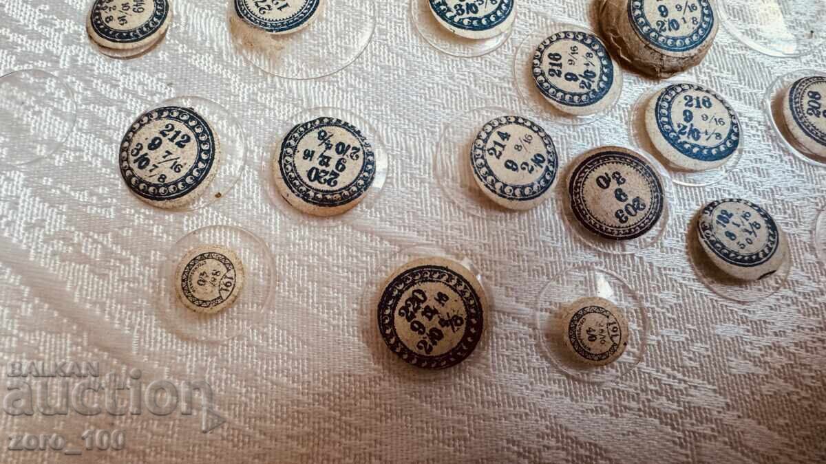 Watchmaker parts, Crystal glasses 35 pieces with price € 9.00 | 17.60 BGN