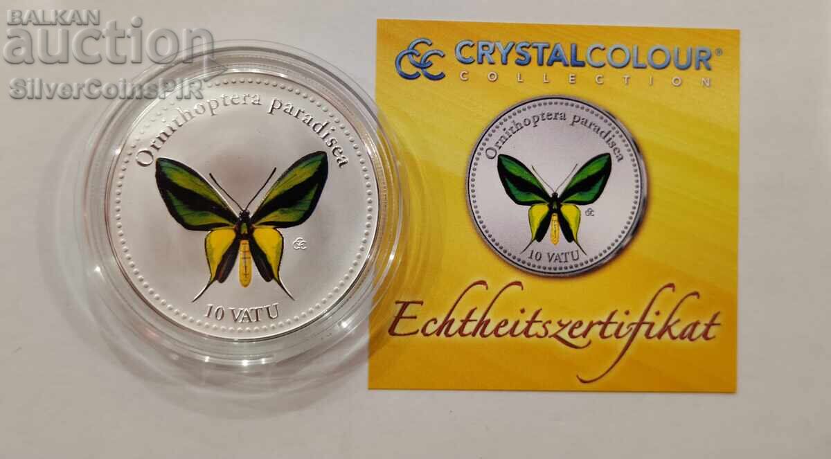 Honey 10 vatu Exotic Butterflies 2006 Vanuatu with price € 30.55 | 59.75 BGN Honey 10 vatu Exotic Butterflies 2006 Vanuatu with price € 30.55 | 59.75 BGN