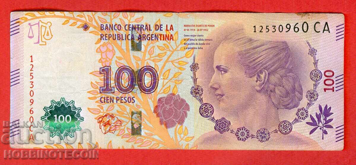ARGENTINA ARGENTINA 100 Peso emisiune 2015 EVA PERON SA