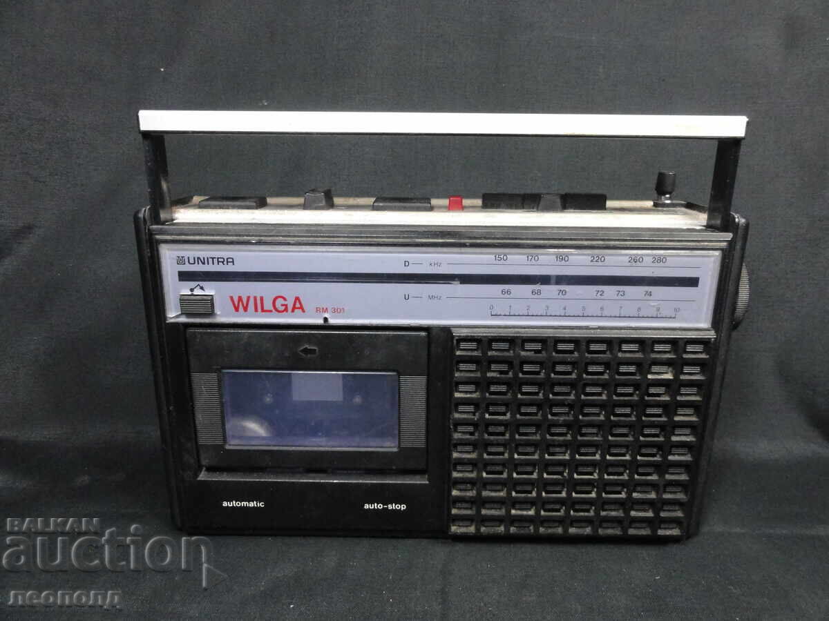 BZTS ΣΤΑΡ ΡΕΤΡΟ ΣΟΤΣ ΤΡΑΝΖΙΣΤΟΡ ΡΑΔΙΟ ΚΑΣΕΤΟΦΩΝΟ UNITRA WILGA