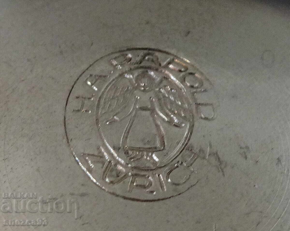 Cană de staniu cu capac 1.4 kg., Zurich Elveția - 6