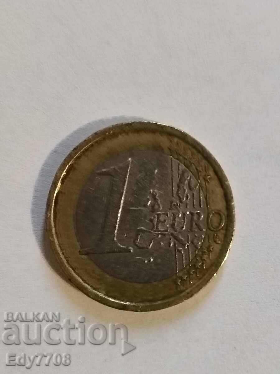 Moneda 1 euro 2002 cu preț € 50.00 | 97.79 BGN
