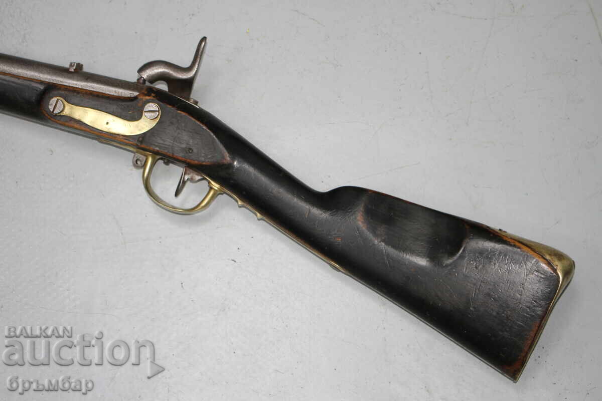 Продавам къса капсулна пушка. Работещ масивен механизъм. - 6