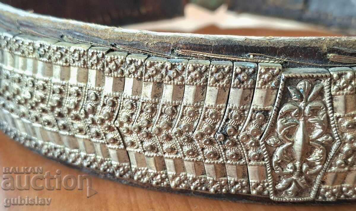 Curea Karnobat, argint, săcean, aurire - 6