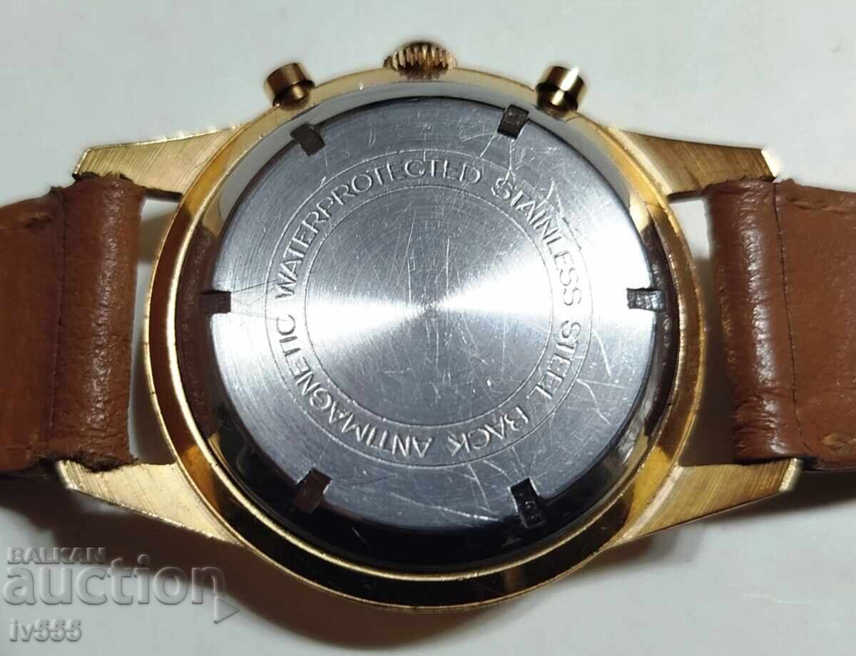 PRODAVAM RŬCHEN SHVEĬTSARSKI MEKHANICHEN CHASOVNIK/KHRONOGRAF-DOGMA - 5