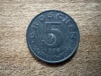 Avstria - 5 grosha (1955)