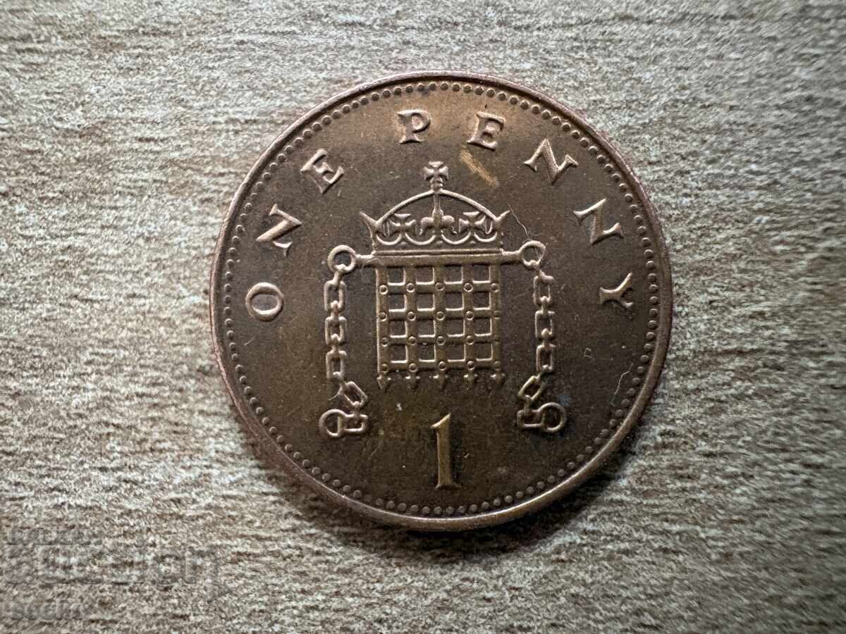 Velikobritania - 1 peni (1999) - magnitna