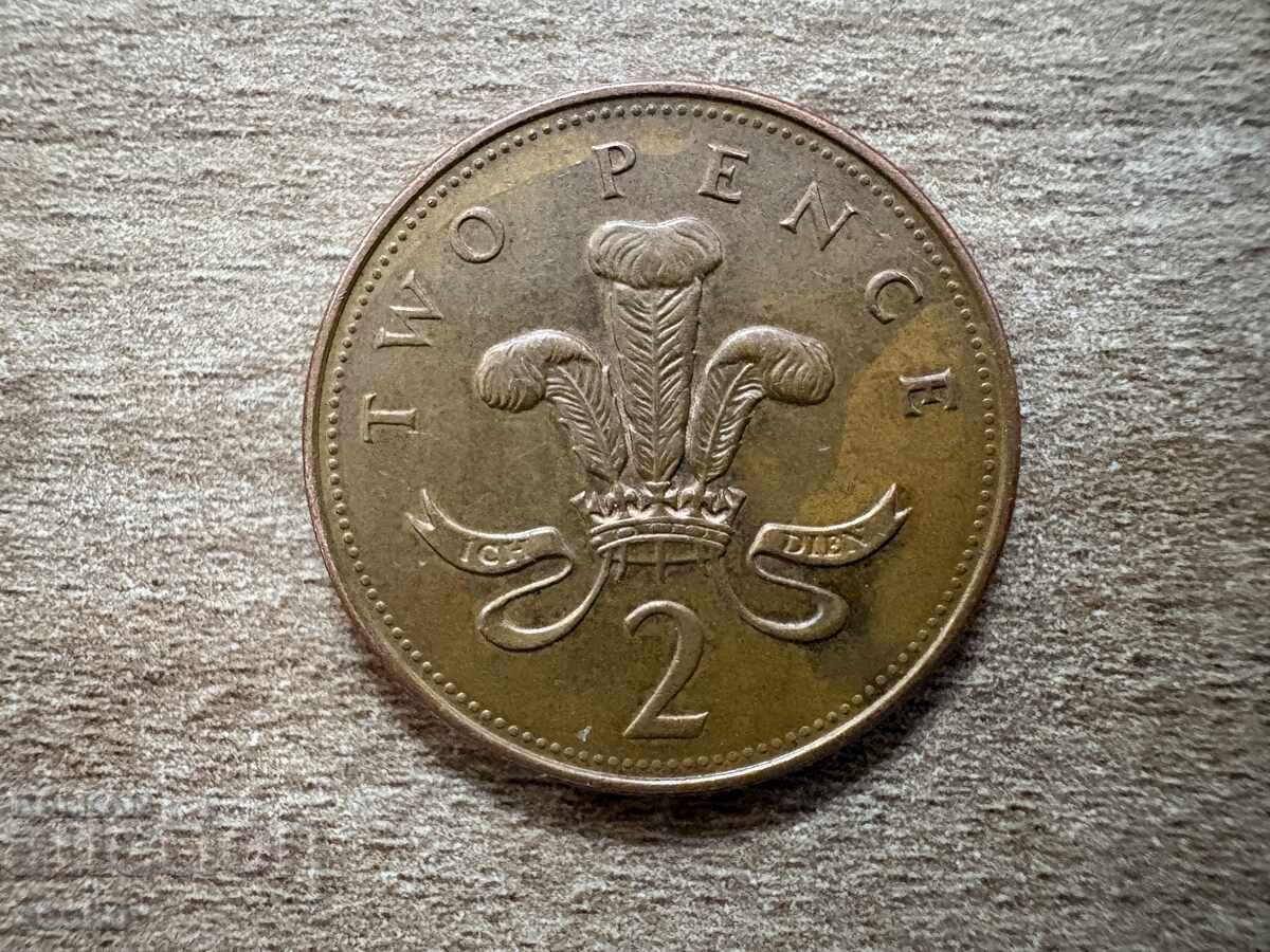 Marea Britanie - 2 penny (1994)