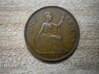 Marea Britanie - 1 penny (1937)