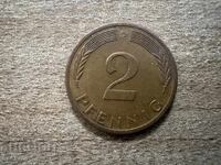 Germania - 2 pfenigi (1972) - D