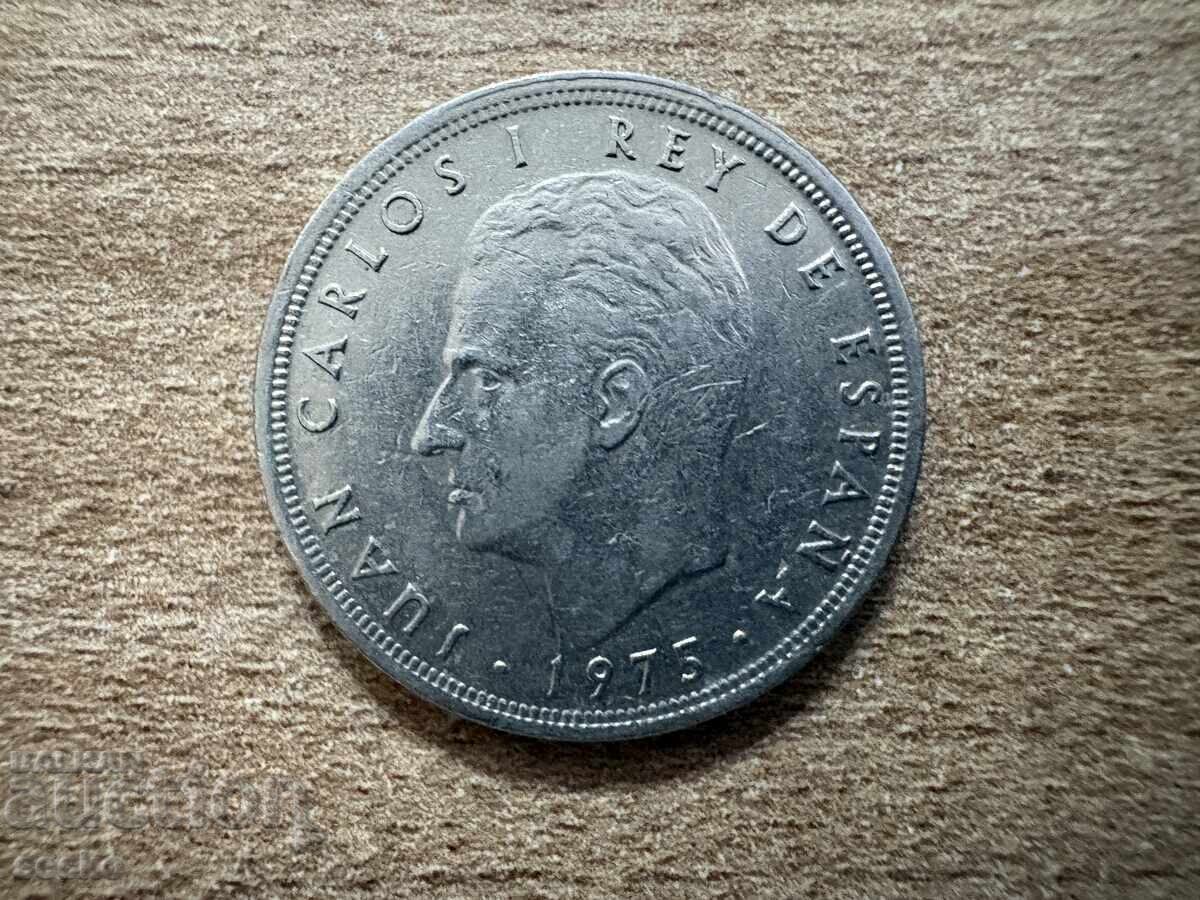 Spania - 5 pesete (1975) (76) cu preț € 0.10 | 0.20 BGN Spania - 5 pesete (1975) (76) cu preț € 0.10 | 0.20 BGN