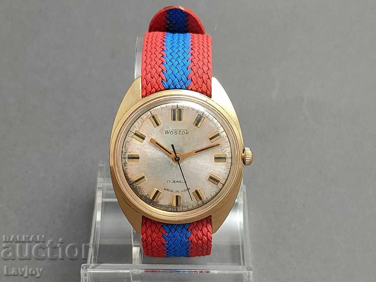 *Vostok*☭Vostok☭ Au gold-plated retro watch with price € 60.00 | 117.35 BGN *Vostok*☭Vostok☭ Au gold-plated retro watch with price € 60.00 | 117.35 BGN