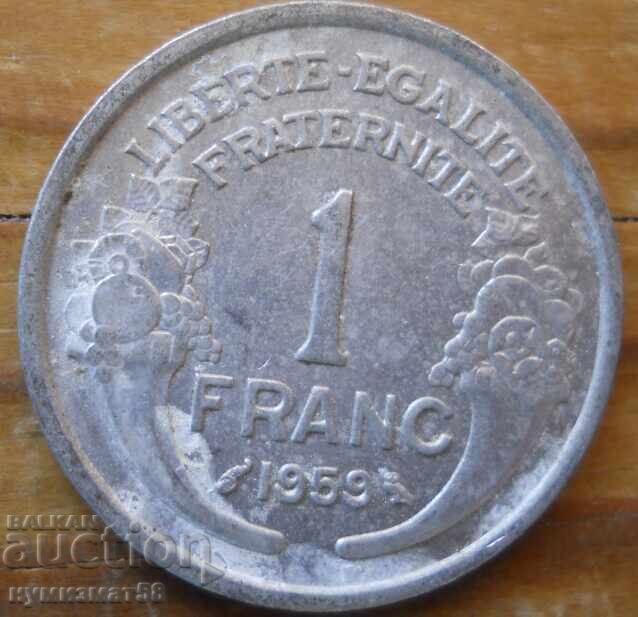 1 franc 1959 - Franța 1 franc 1959 - Franța