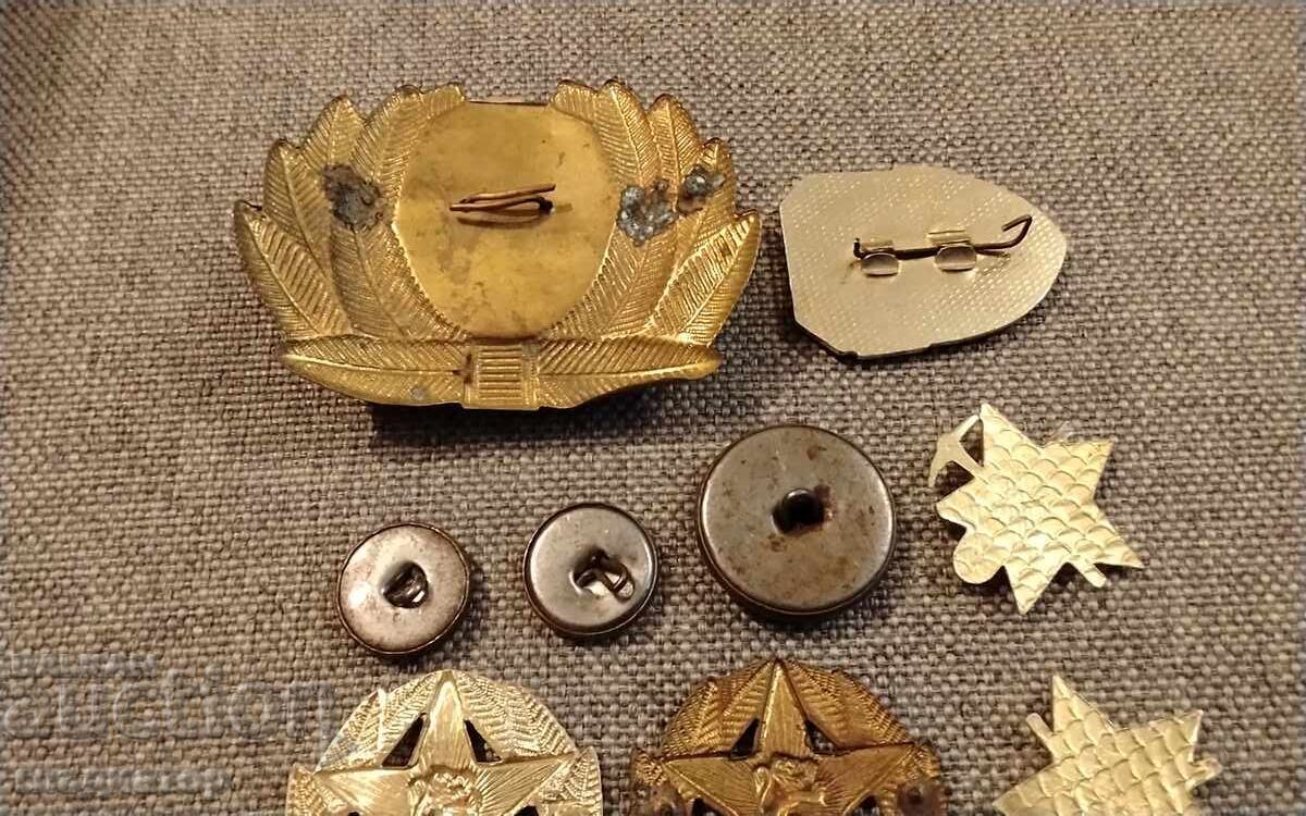 Licitație Emblemă militară, insignă, nasturi marini