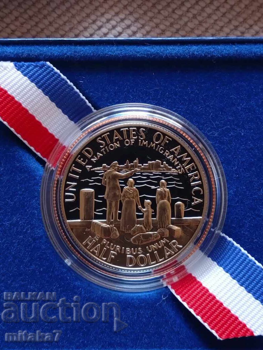 Licitație 1/2 dolar 1986, SUA