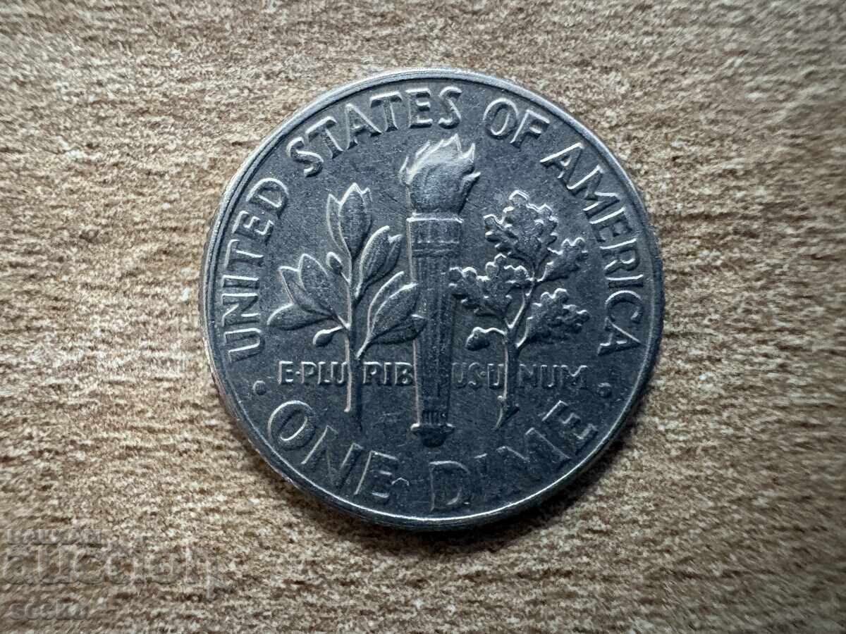 SUA - 10 cenți (1969) - D