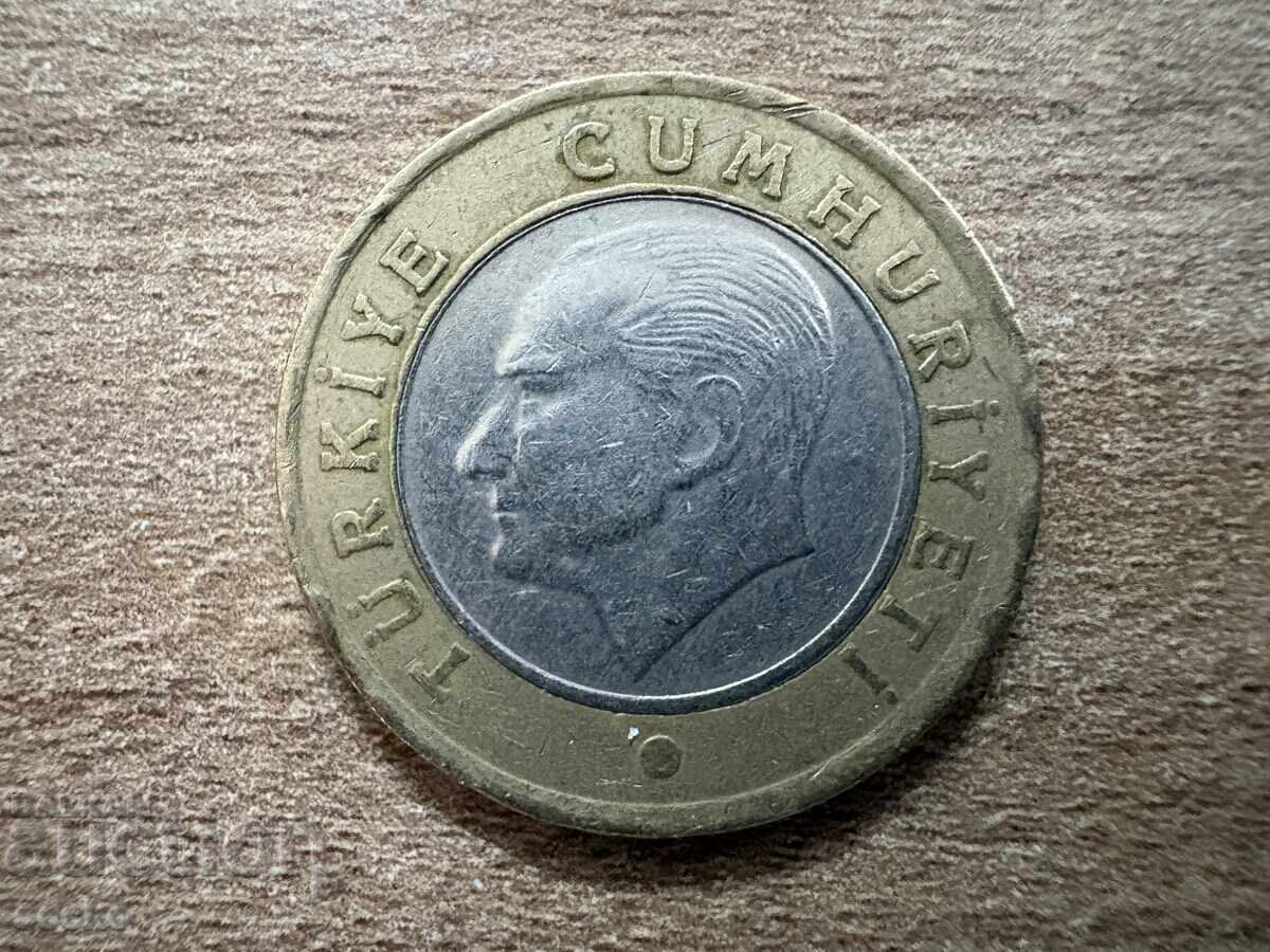 Turcia - 1 liră (2010) cu preț € 0.30 | 0.59 BGN Turcia - 1 liră (2010) cu preț € 0.30 | 0.59 BGN