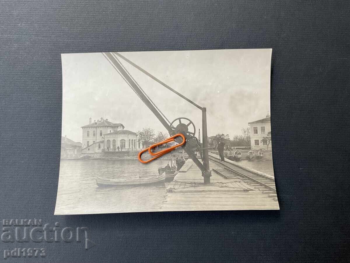 Veche fotografie insula Anhialo / Pomorie 1920