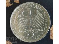 Monedă Germania 2 mărci "G" [1968]