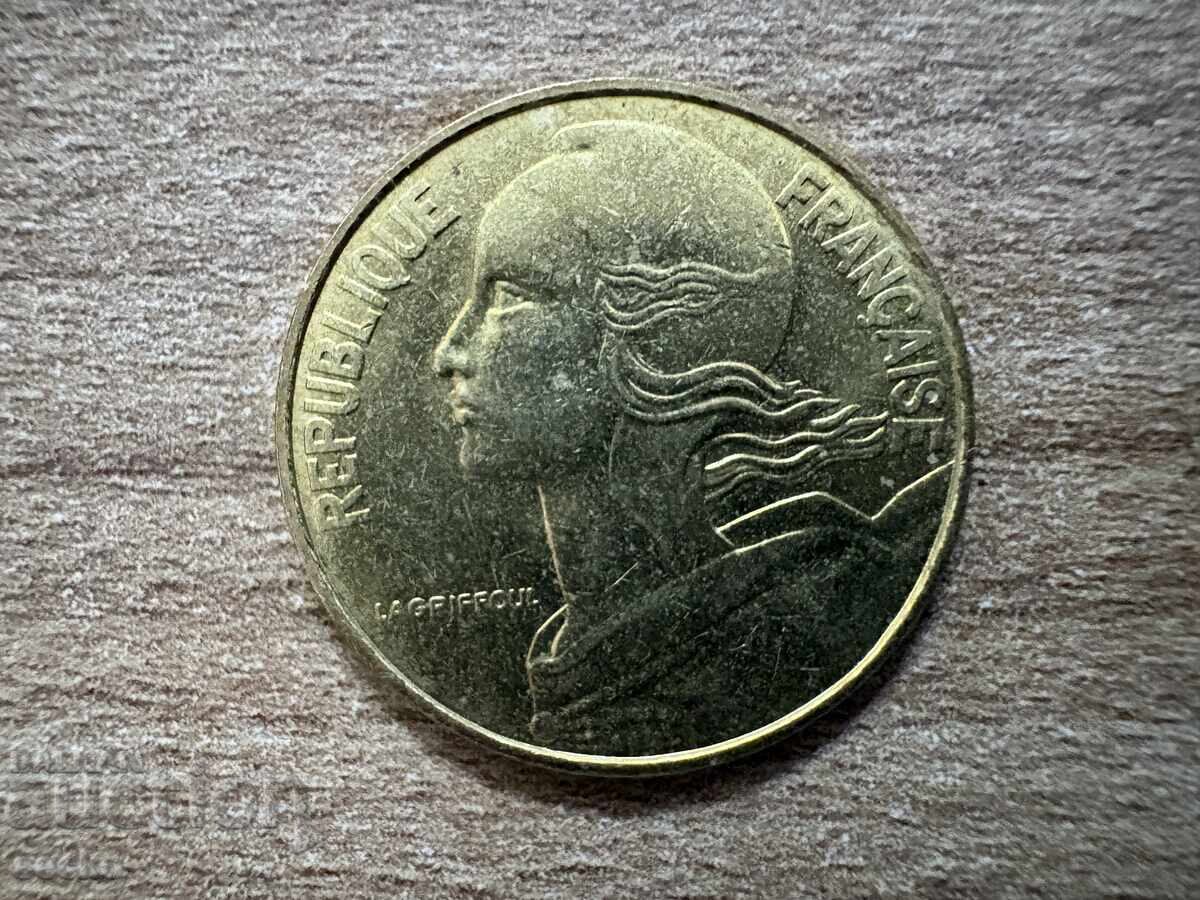 Franța - 20 de centime (1984) cu preț € 0.10 | 0.20 BGN