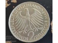 Monedă Germania 2 mărci "J" [1967]