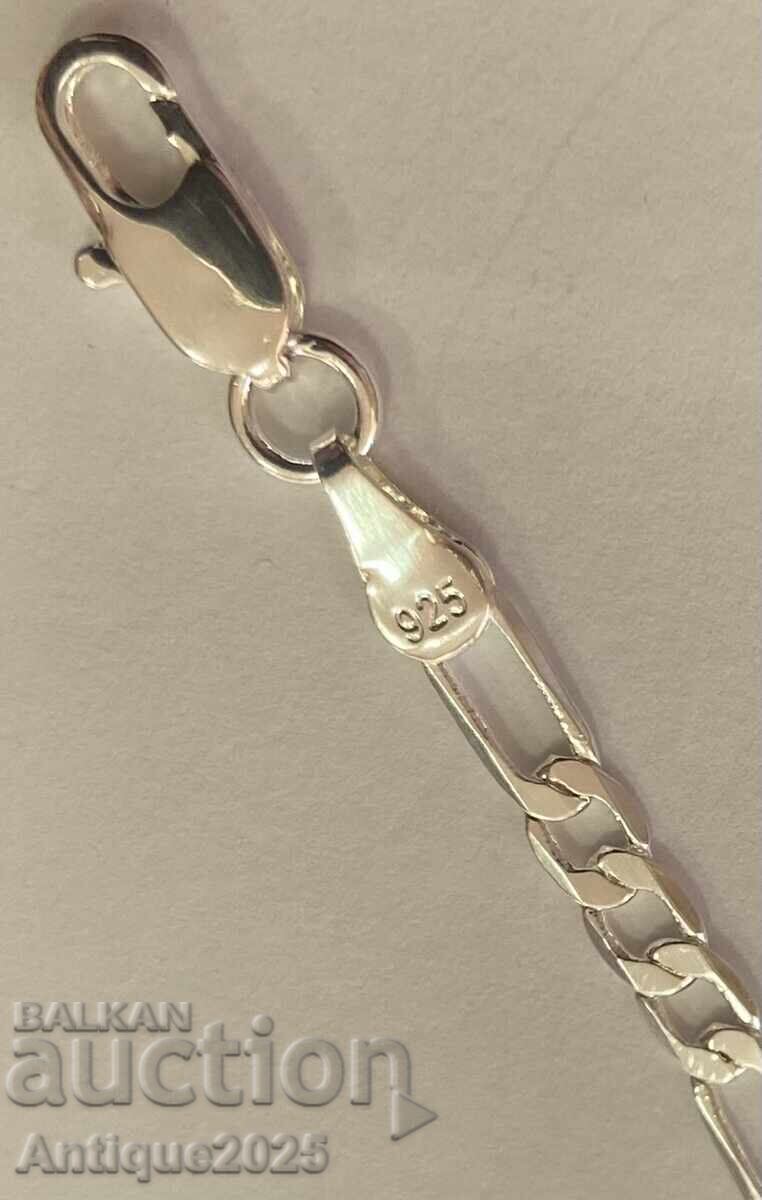 Livrarea Brățară argint 925 cu model Figaro Livrarea Brățară argint 925 cu model Figaro