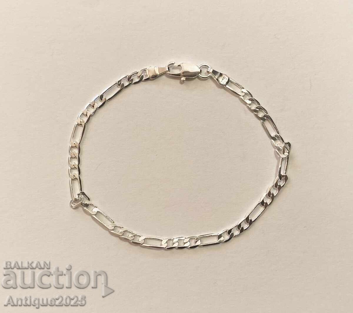 Brățară argint 925 cu model Figaro Brățară argint 925 cu model Figaro