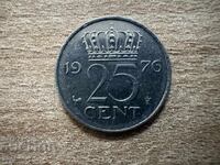 Нидерландия - 25 цента (1976)