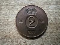 Suedia - 2 öre (1954)