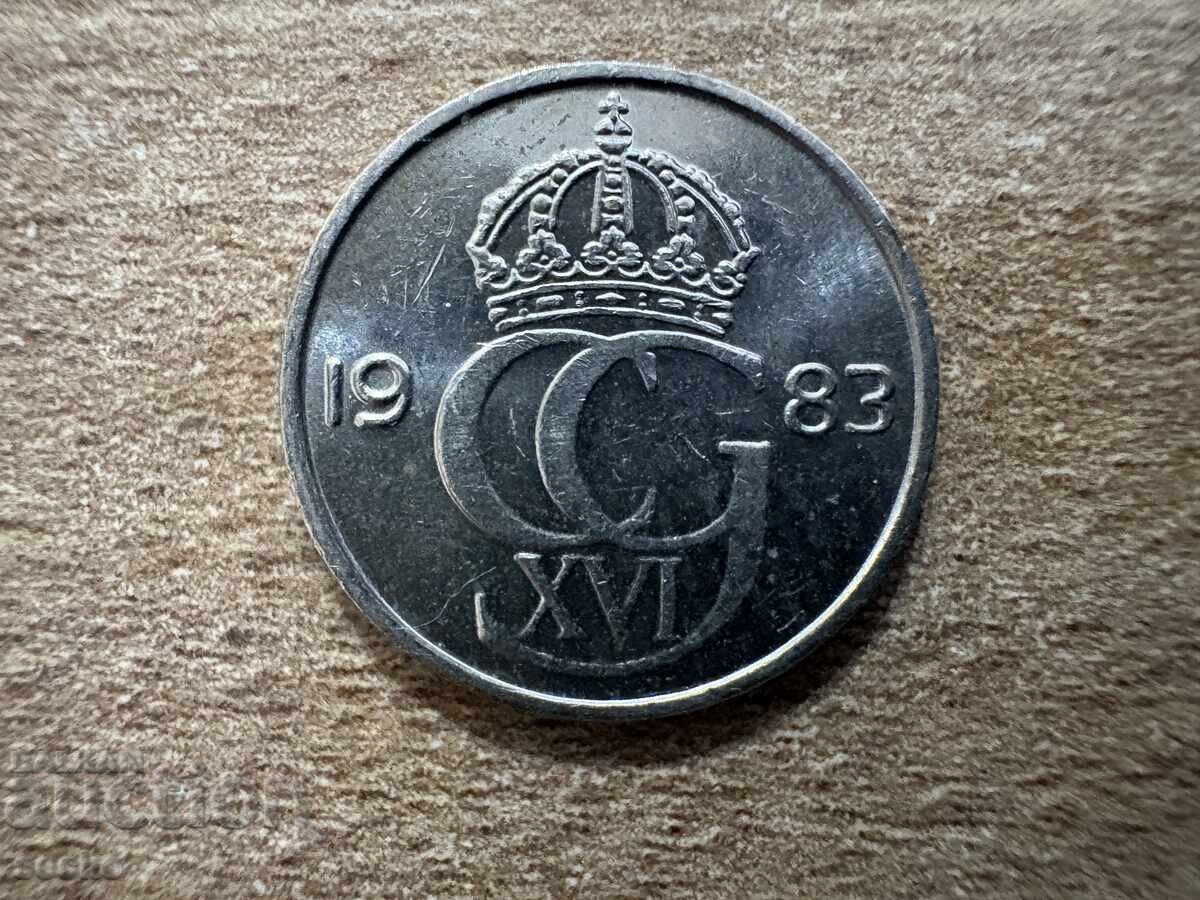 Suedia - 25 öre (1983) cu preț € 0.10 | 0.20 BGN