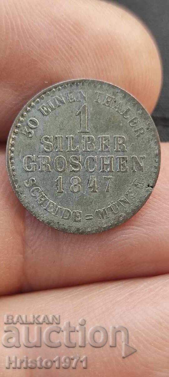 1 γκρόσεν 1847 Έσση-Κάσσελ