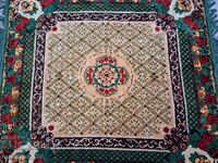 Colorful tablecloth velvet from the socialist era NRB USSR 150/140cm