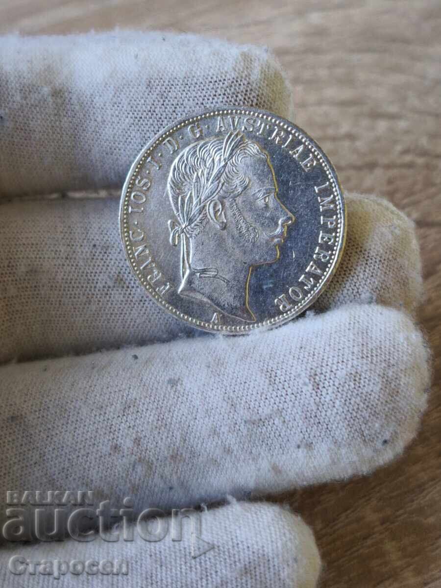 1 Florin 1859 Year "A" Austria - Franz Joseph I