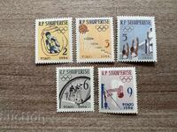 Αλβανία - Ολυμπιακοί Αγώνες - Τόκιο 1964, Ιαπωνία (1963) MNH