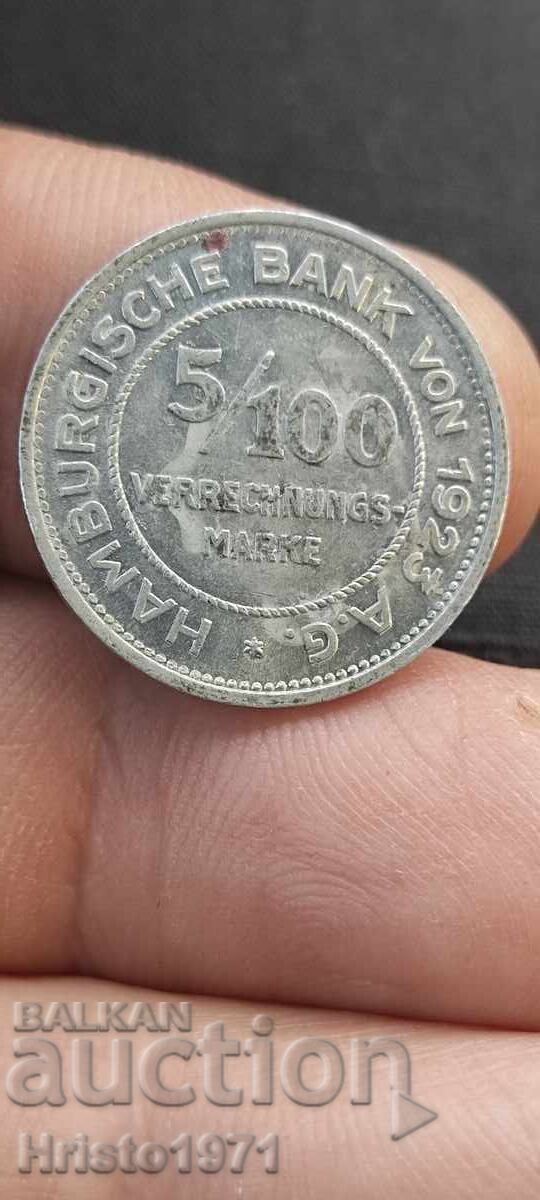5/100 mărci 1923 5/100 mărci 1923