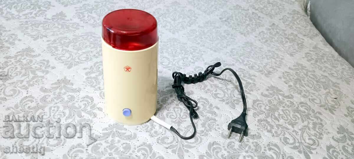 Retro raboteshta avtentichna elektricheska kafemelachka Sputnik